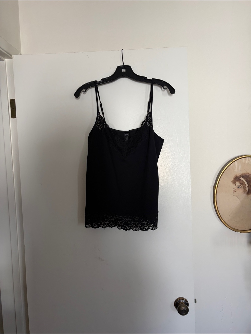 Banana Republic Black Lace-Trim Camisole